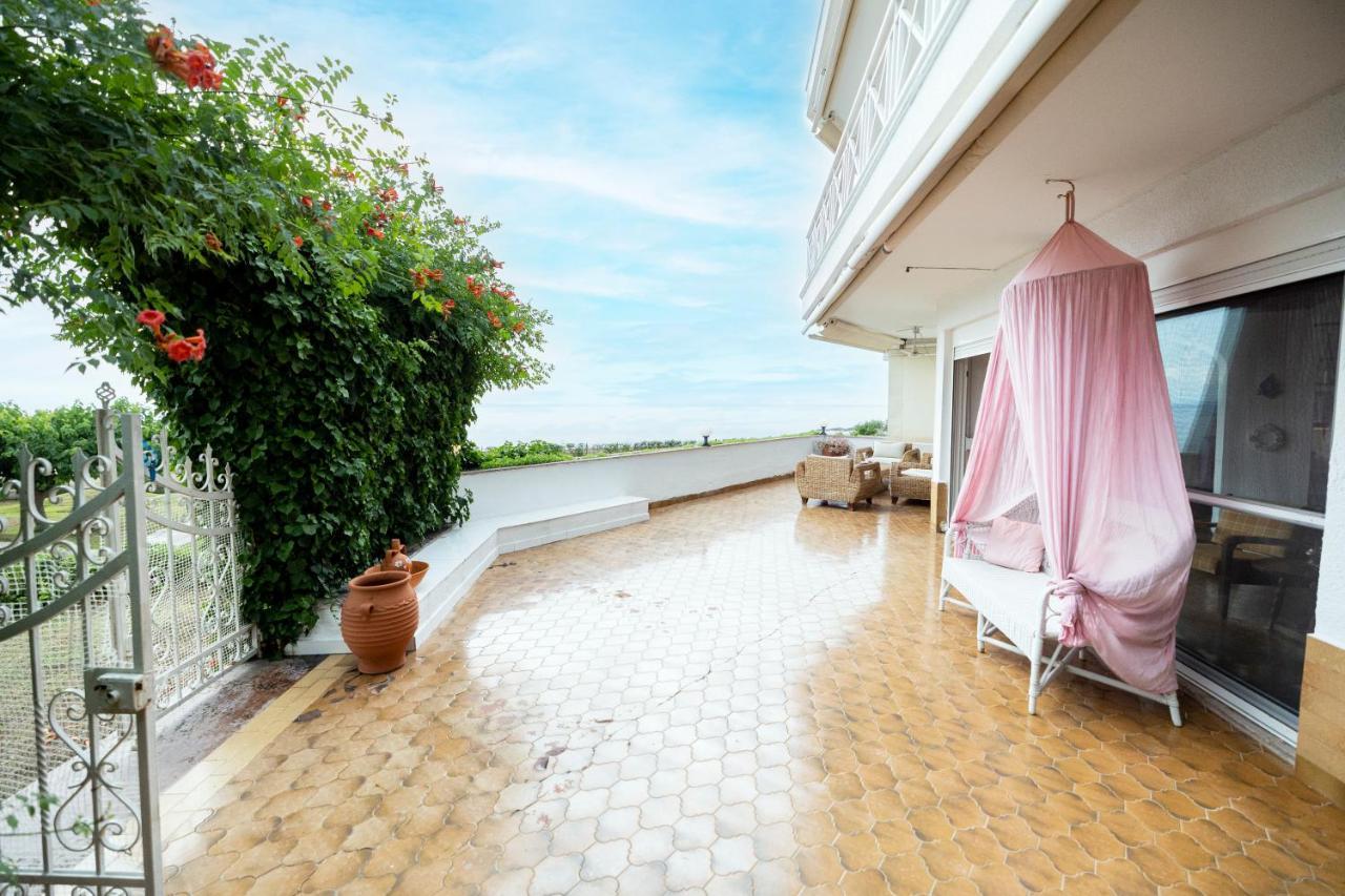 Delmare Dom Seafront Villa Kalyves Polygyrou Exteriér fotografie