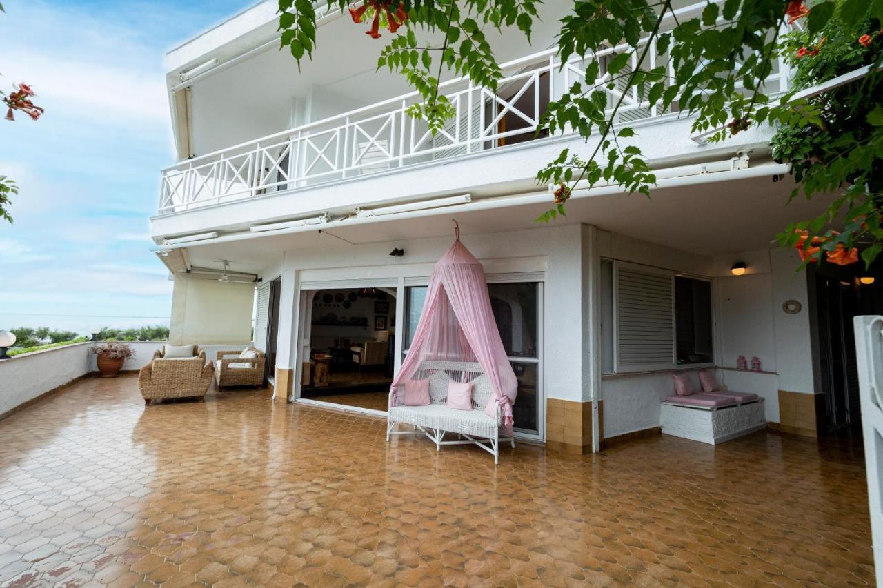 Delmare Dom Seafront Villa Kalyves Polygyrou Exteriér fotografie